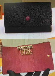 N62630 6 Key Holder Key Pouch Wallet Damier Canvas Card Coin Purses Keyring Women Men Classic Six Key Ring Fashion Monograms Keychain 62630