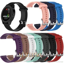 2018 NewL/S Colorful Plaid Soft Silicone Replacement Strap for Garmin vivoactive3 vivomove HR Smart Wristband for GARMIN Vivoactive 3