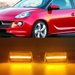 1 zestaw dynamicznych LED Car Side Marker Lights Repeater Światła sygnalizacyjne do Opla Insignia Astra H Zafira B Corsa D do Chevroleta Cruze