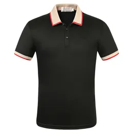 T-shirts pour hommes de la marque de mode européenne et américaine qualité POLO broderie monographique manches courtes affaires décontractées double revers chemise veste customPOLO