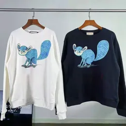 Fashion Hoodies Sweatshirt Terry Pullover Unisex Tops Shirts Long Sleeves With Animal Patterns Asian Size S-5XL