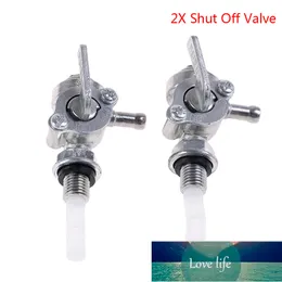 2Pcs Shut Off Valve Gas Fuel Tank Pump Petcock Switch Gasoline Generator Tank Pump ON/OFF Fuel Shut Off Valve Tap Replacement