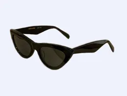 0402 Novos óculos de sol feminino 40019 Charming Cat Eye Frame Classic versatile Óculos Popula como Turista Favoristea Mijia Temple