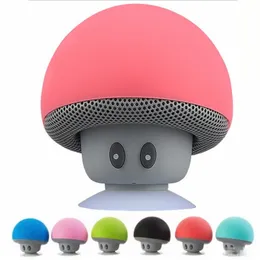 Portable Speakers BT280 Mini Mushroom Subwoofers Bluetooth Wireless Speaker Silicone Suction Cup Cell Phone Tablet PC Stand