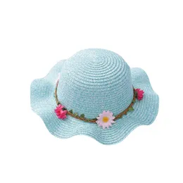 Moda Casual Szeroki Brim Wave Słomiany Kapelusz Plaża Plaża Sunscreen Lato Kapelusz Dla Kobiet Panama Sun Hats Sombreros de Playa