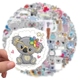 100 sztuk / partia Hotsale Cute Koala Naklejki do Laptopa Deskorolka Notebook Bagaż Butelka Water Butelka Naklejki Kids Gifts