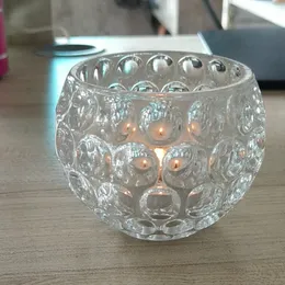 Beatiful Eatern Crystal Herbata Light świecy Posiadacze Świecznik Słoik Do Domu Salon Ogród Office Dekoracje Prezenty Szklane szklane ozdoby