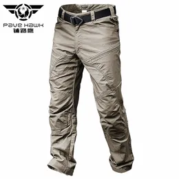 PAVEHAWK Summer Cargo Pants Men Khaki Black Camouflage Army Tactical Military Work Casual Trousers Jogger Sweatpants Streetwear 210723
