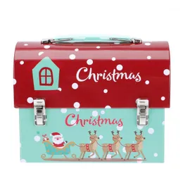 Opakowanie prezentów 1PC Tinplate Candy Box Słodycze pakowanie Case Case Christmas Party Favors Holder