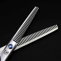 New Arrival Professional Barber Hair Hair Scissors Kasho 6.0 cal 6CR Podwójne zęby boczne.