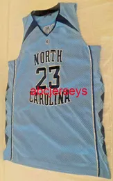 Maillot de basket-ball cousu Michael North Carolina UNC, personnalisé avec n'importe quel nom et numéro, XS-6XL