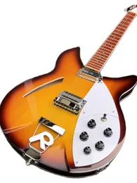 Guitarra elétrica de 360//6 cordas com desempenho profissional de alta qualidade, personalização gratuita