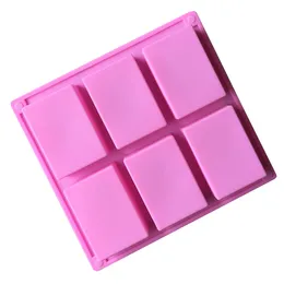 2021 8*5.5*2.5cm square Silicone Baking Mold Cake Pan Molds Handmade Biscuit Mold Soap mold mould 45pcs