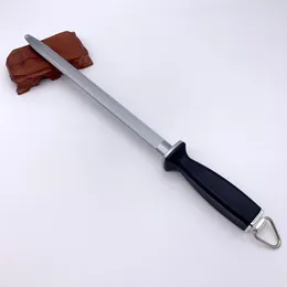 12'' Professional sharpening rod Chef Sharpener Honing bar Kitchen Knife Stainless Steel Sharpening Stick musat
