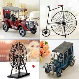 Europe United State Retro Vintage Wrought Home Decor Iron Artware Craft Figurines Miniatures Decoration Accessories Ornaments SH190918