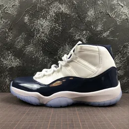SCARPE 11 XI Midnight Navy Jumpman 11s Blue White Outdoor Sports Sneakers US7-13