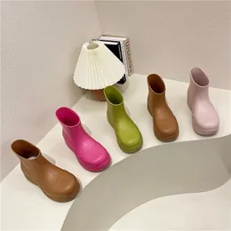 Gai Gai Gai Top Boots Women Candy Solid Colour