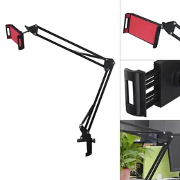 Flexible Anpassung Handy Tablet Ständer Halter langer Arm für Lazy Bed Desktop Clip Metallhalterung