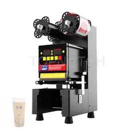 Coffee Milk Te Sealing Machine för Soya Bean Commercial Plastic Cup Sealer Maker