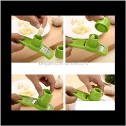 Ferramentas de vegetais de frutas Candy Color Multi Funcional Ginger Garlic Grinding Planer Slicer Cutter Ferramenta de cozinha Utens￭lios de cozinha AC M0594