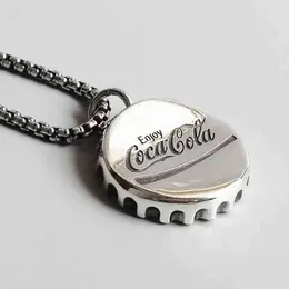 Modischer Cola-Flaschenverschluss-Anhänger für Männer und Frauen, Goth, Punk, Hiphop, Vintage, cooler Schmuck G1206