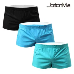 3 pcs mens underwear boxers largo shorts algodão sexy macho calcinha home respirável cuecas homens bolos boxers homme cueca jjk01 h1214