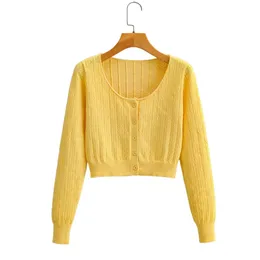 HSA Kvinnor O-Hals Stickad Solid Färg Kort Stey Sweaters Cardigans Kvinna Knitting Soft Slim Cardigan Outwear Ropa Mujer 210430