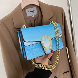 حقائب الكتف الفاخرة مصمم حقيبة يد صغيرة للنساء 2021 أزياء ماركة التمساح الجلود حقيبة محفظة sac de luxe فام