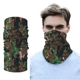 Unisex Camouflage Bandanas Cotton Headwear Women Scarves Headband Men Camping Gaiters Braga Cuello Hiking Scarves