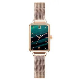 Fashion Ladies Watch Square Women Watch Simple Dial Bracelet 24mm Boutique Wristband For Girlfriend Gift Montre De Luxe Girl Wristwatch Classic Wristwatches