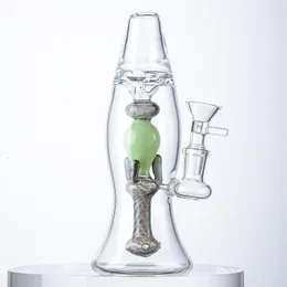 7 inç nargile lav lamba showerhead perc yağı dab teçhizat pürüzsüz su borusu başlık cam bong yağ kuleleri XL-LX3 14mm kadın eklemi ile kase 5mm kalın düz tüp