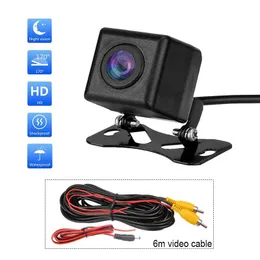 Bil bakifr￥n kameror parkeringssensorer HD Night Vision Camera 170 graders vattent￤t automatisk reversering av backup monitor bak￥t kameror med 6 m c