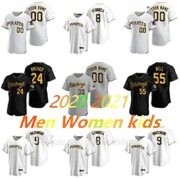 2020 NOWOŚĆ PITTSBURG PIRATE PIRATE Archer Corey Dickerson Josh Bell Cole Tucker Jameson Taillon Jung Honus Wagner Clemente Baseball koszulka baseballowa