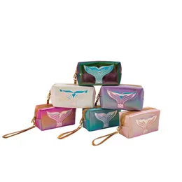 レーザーの化粧品袋のためのレザー革の旅行化粧袋オーガナイザーPUのバスアメニティの女性の保管