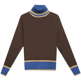 Milan Pist 2022 Kadın Sweaters Coats Moda Mektubu Jakard Mürettebat Boyun Jumper Sweatshirt Bahar Hırkalar Knited Womens Kaşmir Günlük Harajuku Kazak.