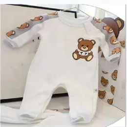 Moda Stampa Baby Boy Girl Pagliaccetti Manica lunga Tuta infantile Abbigliamento casual 100% cotone Bambini Vestiti per neonati 0-24 mesi