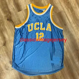 Stitched UCLA Bruins Toby Bailey Vintage 90-tals college baskettröja med broderi Anpassad valfritt namn XS-5XL 6XL