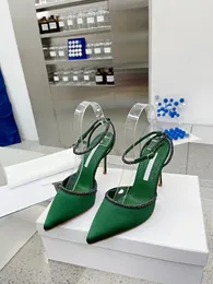 Классический кристалл шелк высокие каблуки маллер дизайнерские тапочки женские ботинки ремень 9 см мода принцип принстон тапочки многоцветные повседневные размеры 35-41