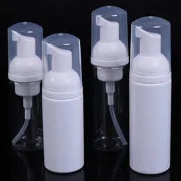 30ml 50ml 60 ml Plast Soap Dispenserflaska Klar Vit Skumpump Mousser Portable Hand Sanitizer Vätska Skumning Flaskor Resor Använd påfyllningsbar Instant