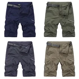 LOMAIYI Cargo Shorts Men Breathable Quick Dry Short Mens Shorts Army Green/Khaki Summer Casual Shorts For Man Travel AM385 X0628