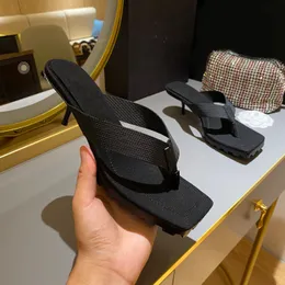 Flip Flop Highed Heeled Panthers Kobiety Fabryka Hurtownie Płótno Tkaniny Dno Anty Slip Nosić duży rozmiar pełny pakiet