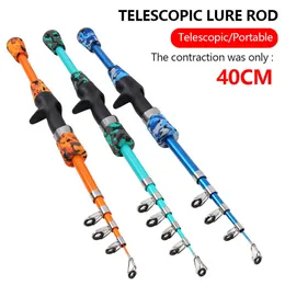 Ultralight Hand Lure Fishing Rod 1.8M Telescopic Fishing Rod High Quality FRP Short-jointed Sea Pole Lightweight