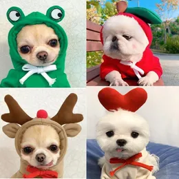 Windproof pet dogs clothe big ears dog apparel autumn and winter pets supplies puppy clothes Fleece sweater