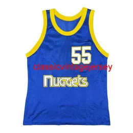 Mężczyźni kobiety młodzież rzadka #55 Mutombo Champion Basketball Jersey Hafdery Niestandardowy numer nazwy xs-5xl 6xl