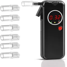 Strumento di prova del respiro alcolico analizzatore di respirazione analizzatore di respiro respirazzatore di respiro LCD Schermo tester di guida ubriaco