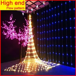 Dizeler 3x2m/3x3m LED Şelale Dize Işıkları Perde Icıyla Icikle Peri Işık Christimas Garland Yıllık Tatil Düğün Partisi Dekor