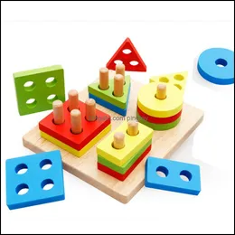 Edukacja wywiadowcza dar dziecięce dzieci edukacyjne drewniane geometria drewniana geometria kształt narzędzia do uczenia się narzędzia