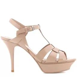 Sommar hyllning Intertwining Sandaler Kvinnors Platform Heels Ankelband Gladiator Sandalias Perfekt Dam Berömda Design Party Pumps EU35-41