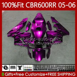 ホンダCBR 600RR 600F5 600CC 2005-2006ボディ72NO.306 CBR600 CBR 600 CC F5 RR F 5 2005 2006 CBR600F5 CBR600RR 05 06 OEM Bodywork Rose Flames