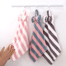 The latest 30X30CM large size towel, bow knot, many styles to choose cute hanging hand-wiping absorbent kitchen and bathroom towels